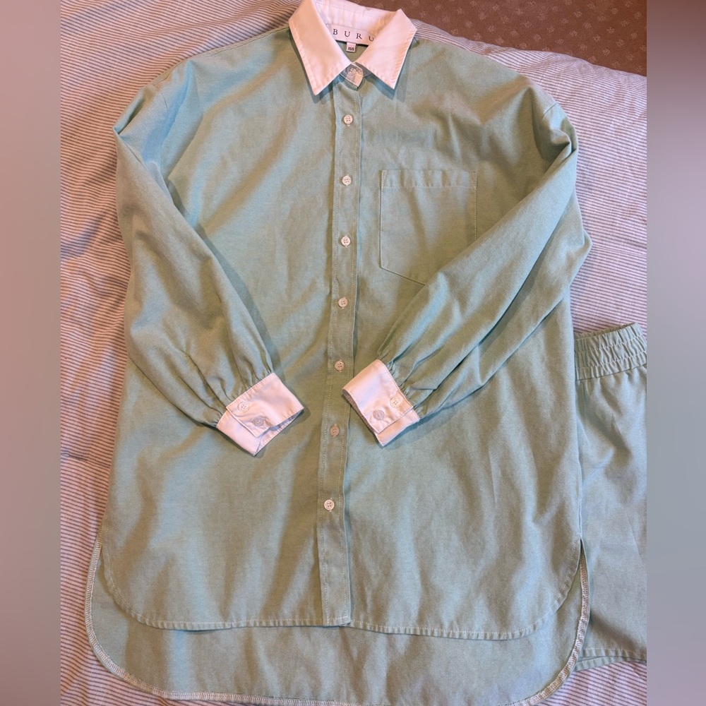 Buru Green Short Set